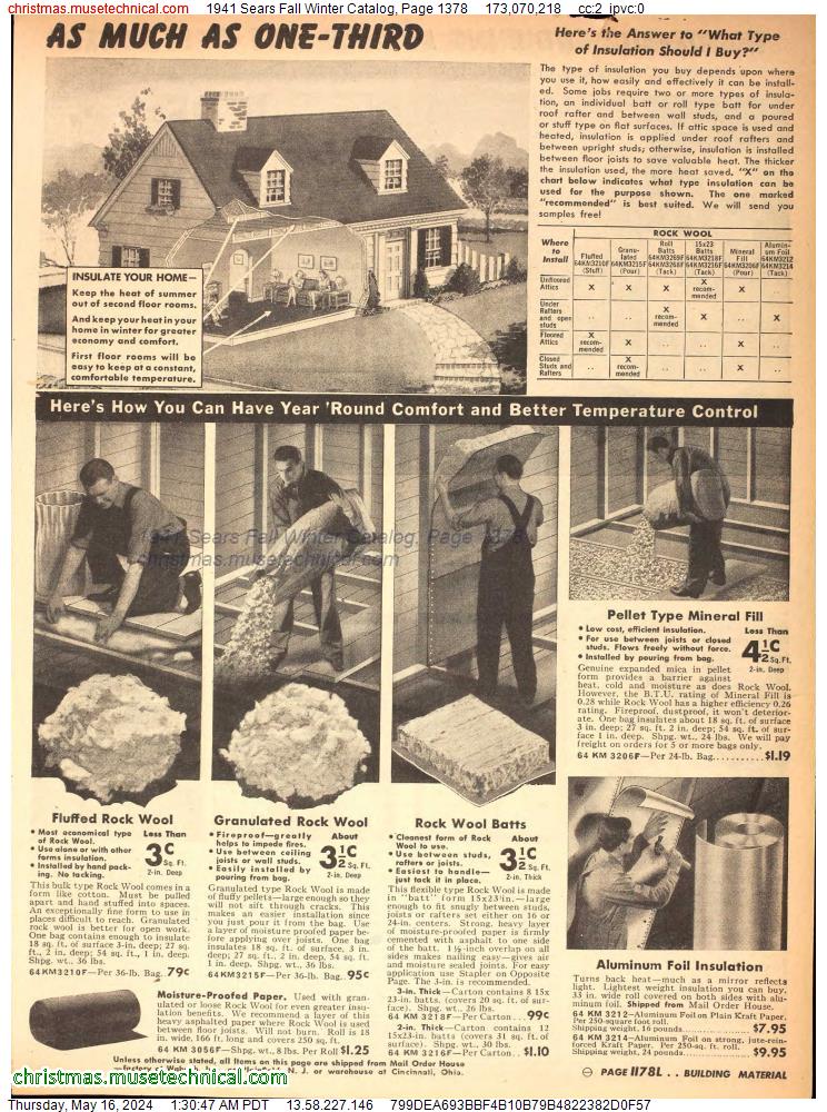 1941 Sears Fall Winter Catalog, Page 1378