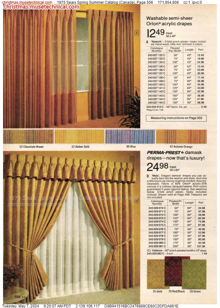 1975 Sears Spring Summer Catalog (Canada), Page 556