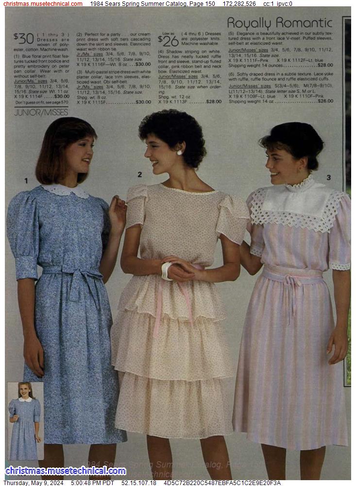 1984 Sears Spring Summer Catalog, Page 150