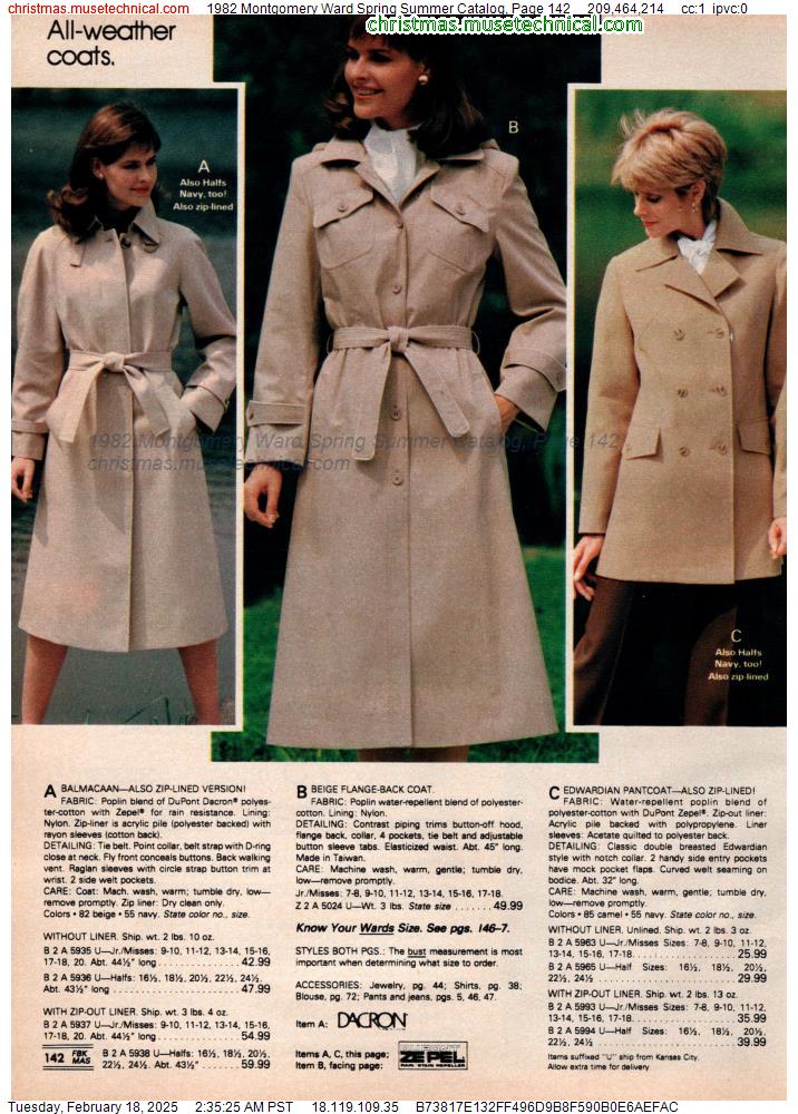 1982 Montgomery Ward Spring Summer Catalog, Page 142