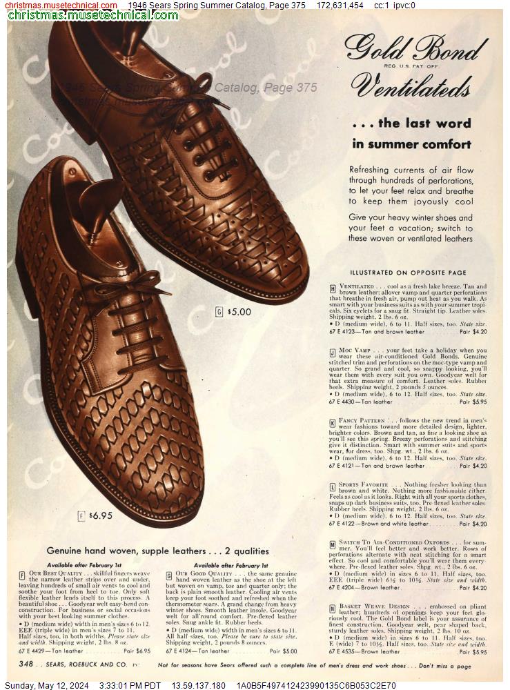 1946 Sears Spring Summer Catalog, Page 375