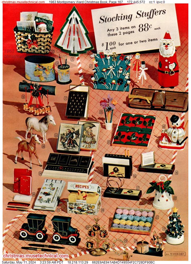 1963 Montgomery Ward Christmas Book, Page 167