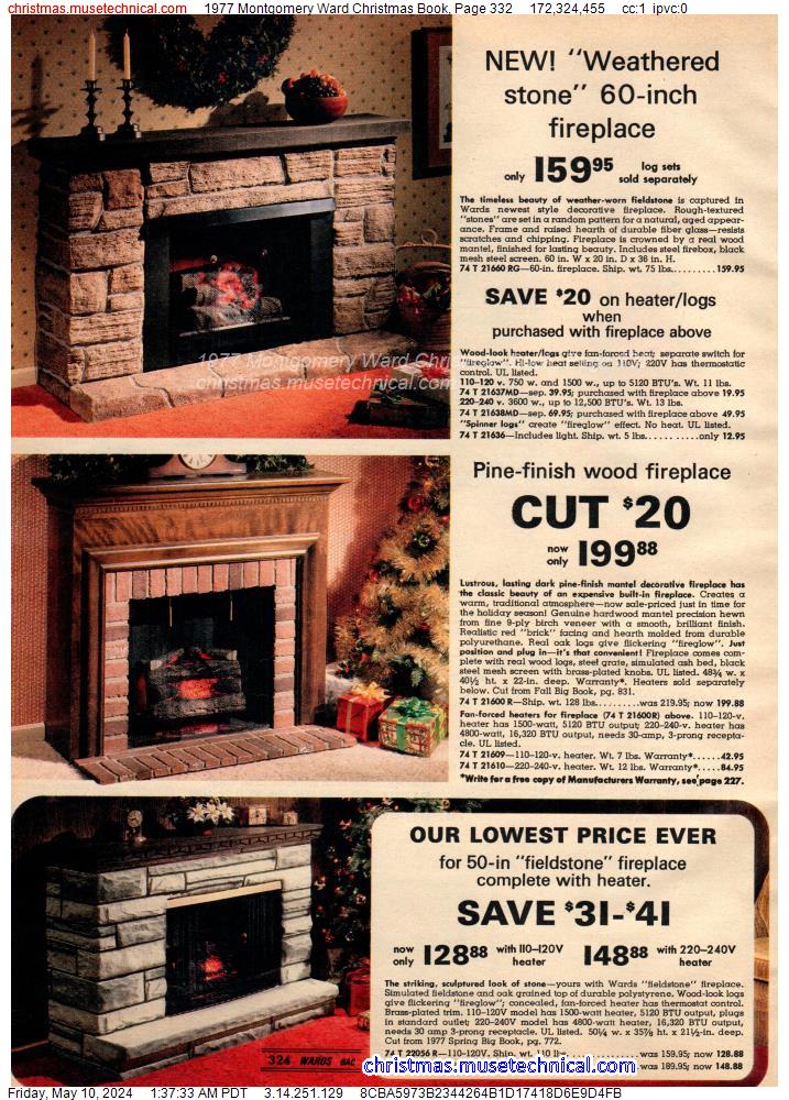 1977 Montgomery Ward Christmas Book, Page 332