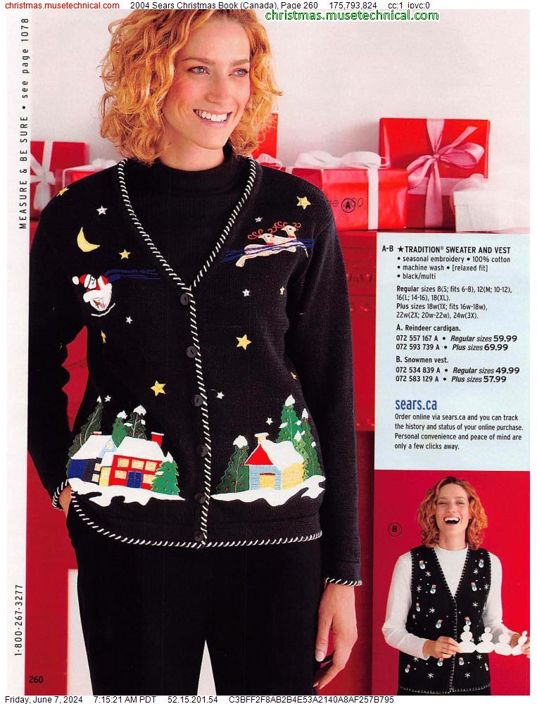 2004 Sears Christmas Book (Canada), Page 260