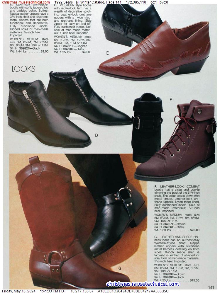 1992 Sears Fall Winter Catalog, Page 141