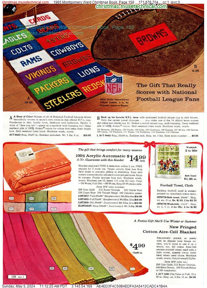 1965 Montgomery Ward Christmas Book, Page 158