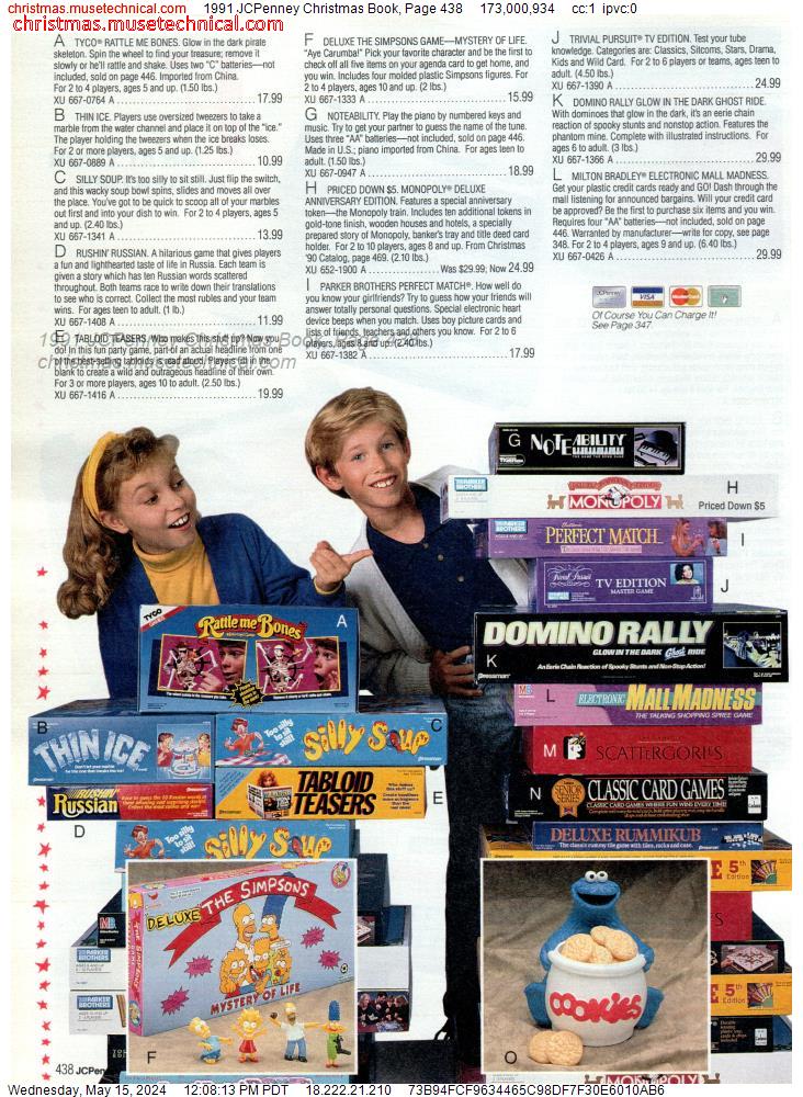 1991 JCPenney Christmas Book, Page 438