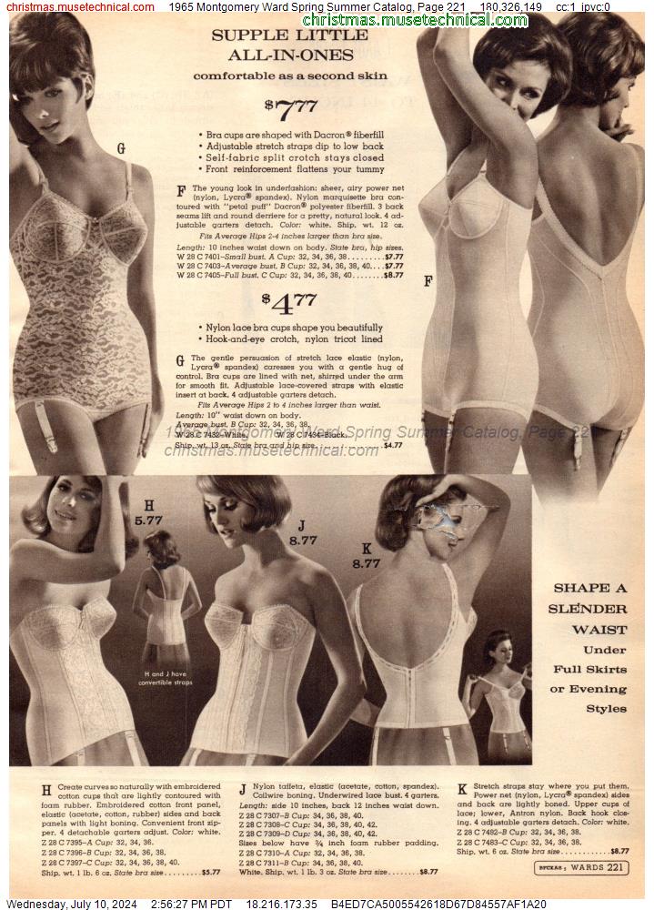 1965 Montgomery Ward Spring Summer Catalog, Page 221