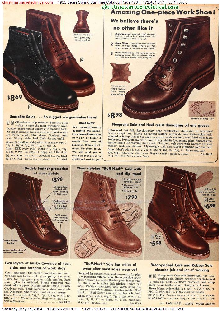 1955 Sears Spring Summer Catalog, Page 473