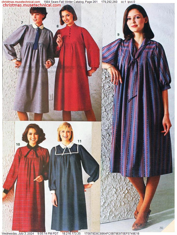 1984 Sears Fall Winter Catalog, Page 261