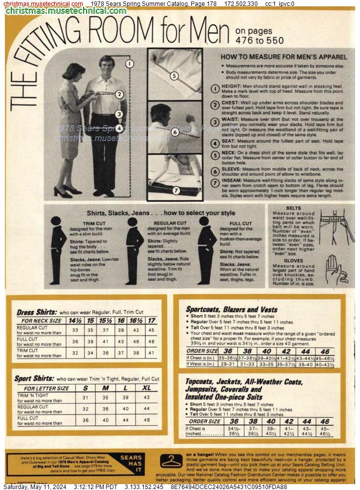 1978 Sears Spring Summer Catalog, Page 178