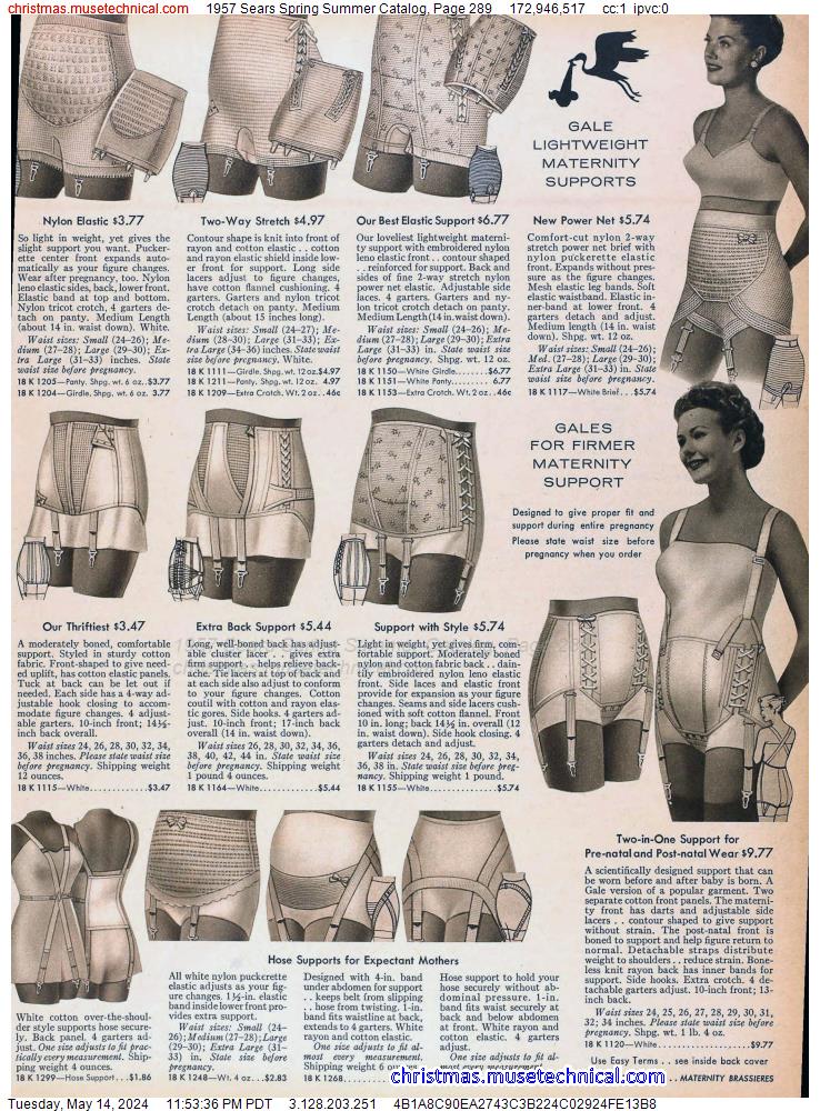 1957 Sears Spring Summer Catalog, Page 289
