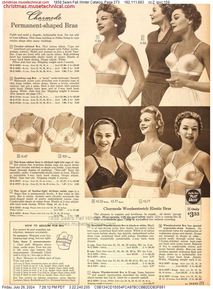 1958 Sears Fall Winter Catalog, Page 273