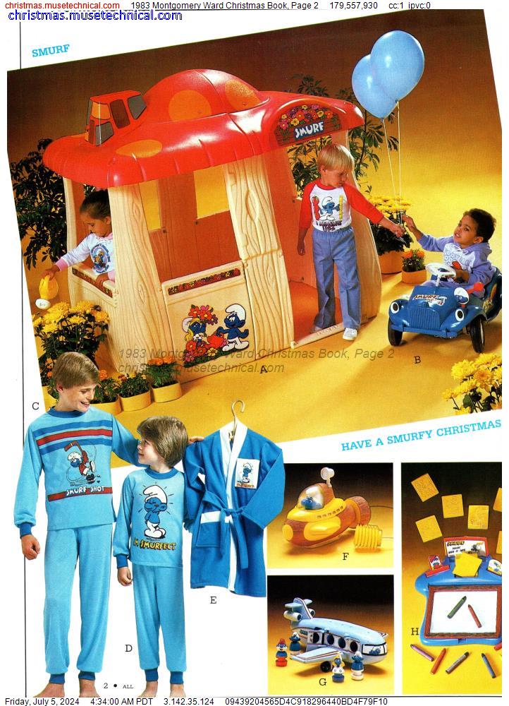 1983 Montgomery Ward Christmas Book, Page 2