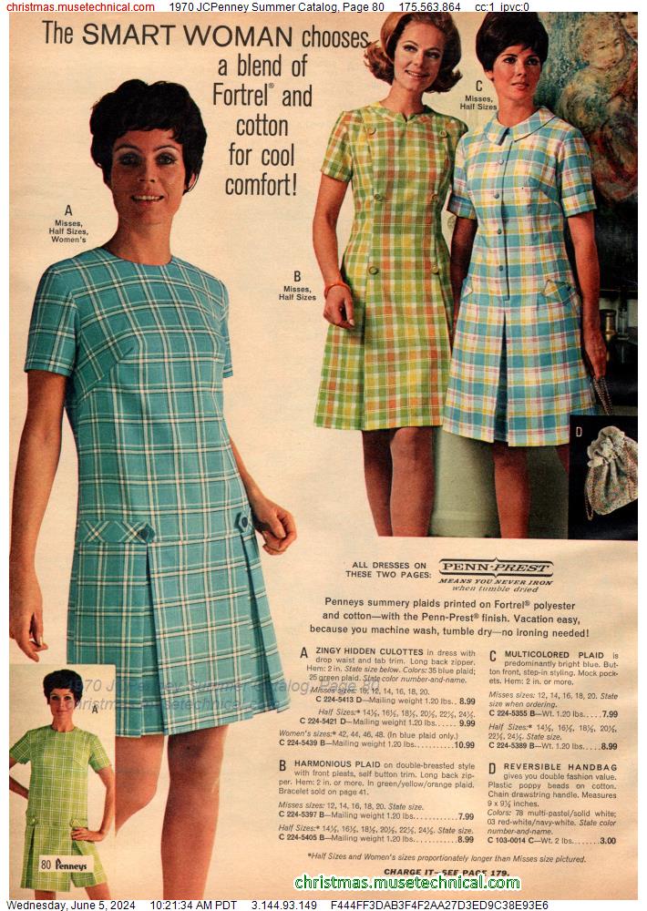1970 JCPenney Summer Catalog, Page 80