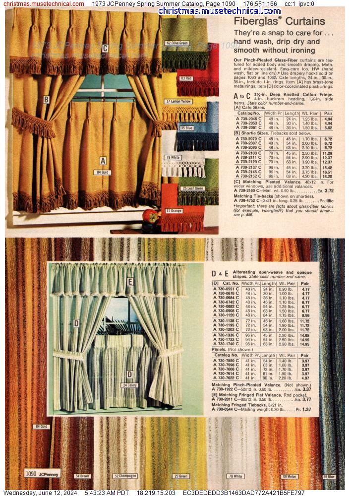1973 JCPenney Spring Summer Catalog, Page 1090