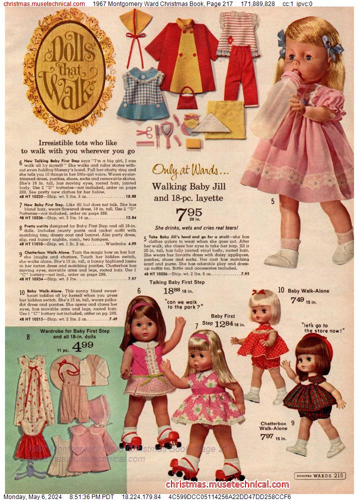 1967 Montgomery Ward Christmas Book, Page 217