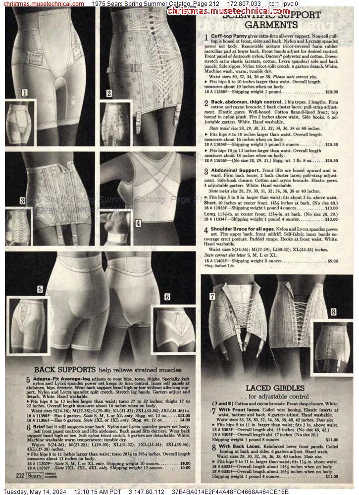 1975 Sears Spring Summer Catalog, Page 212