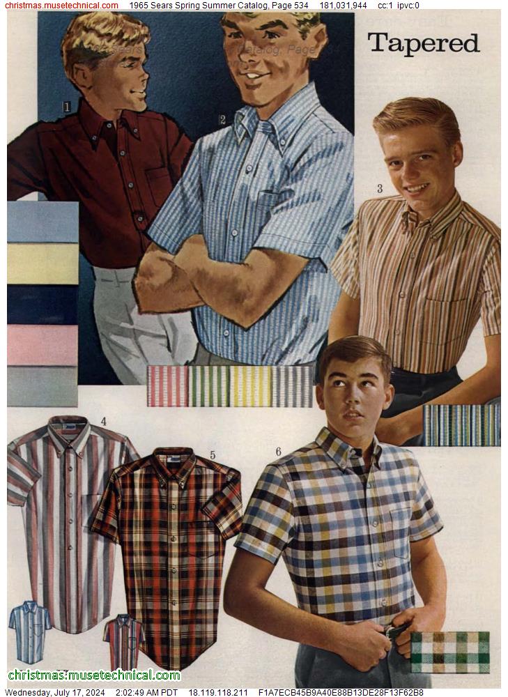 1965 Sears Spring Summer Catalog, Page 534