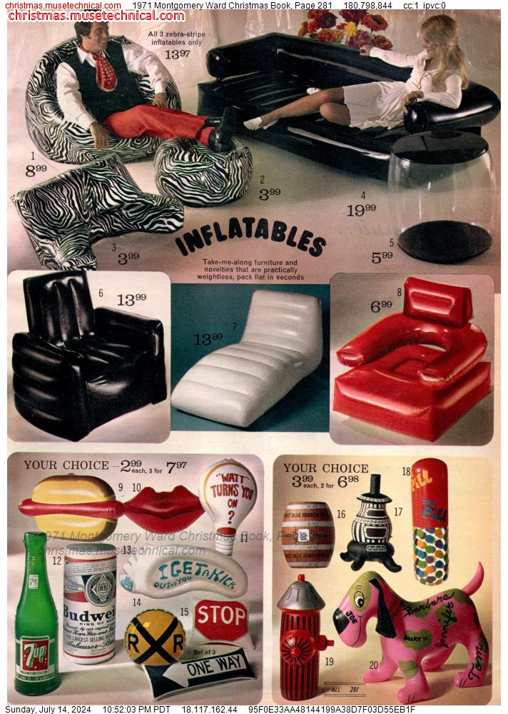 1971 Montgomery Ward Christmas Book, Page 281