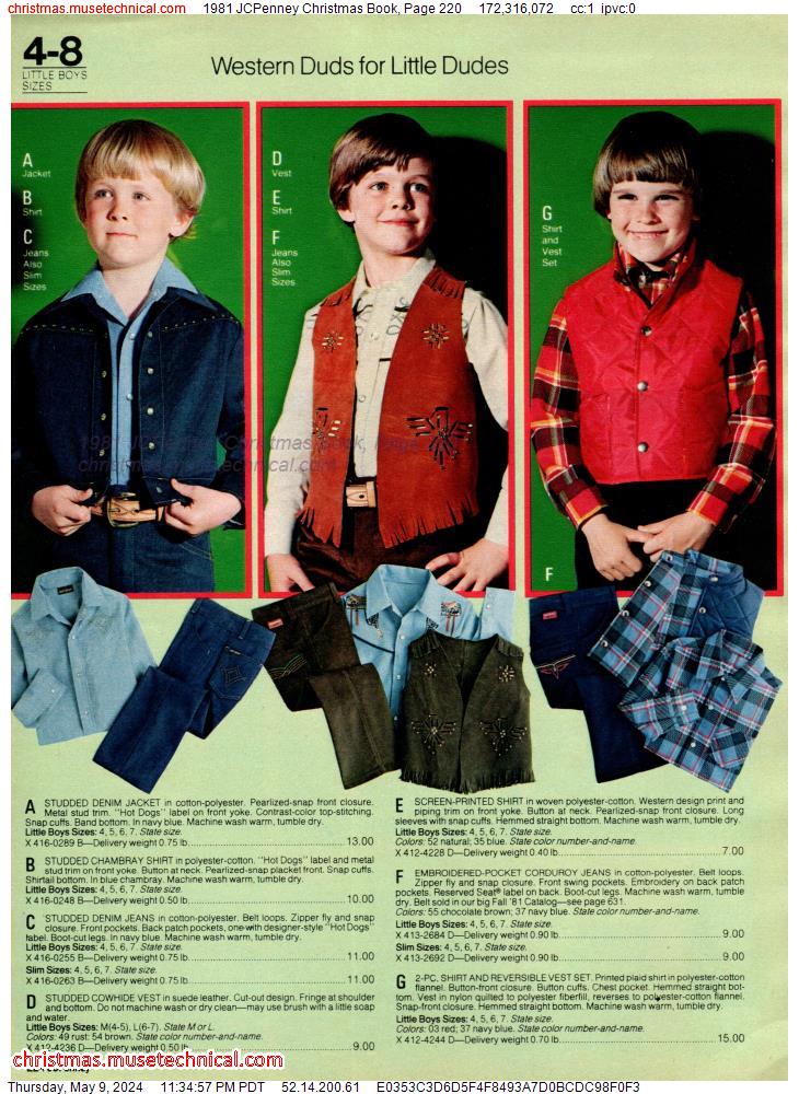 1981 JCPenney Christmas Book, Page 220