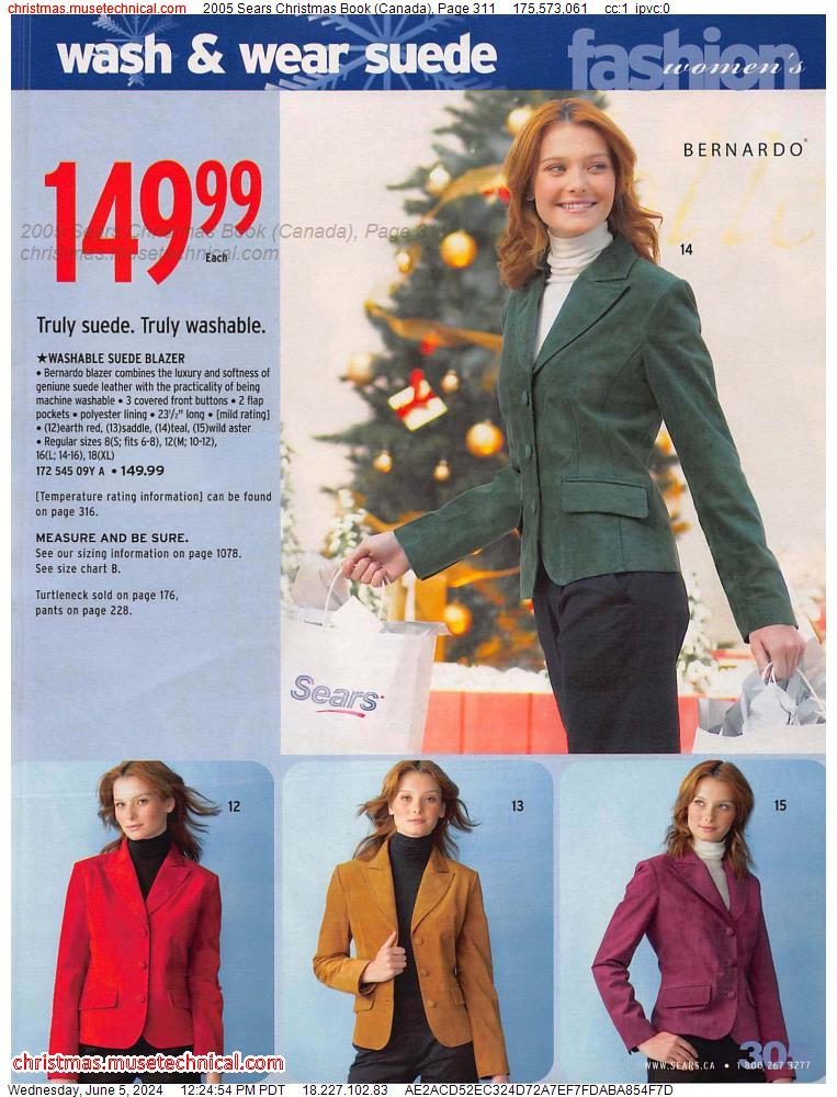 2005 Sears Christmas Book (Canada), Page 311