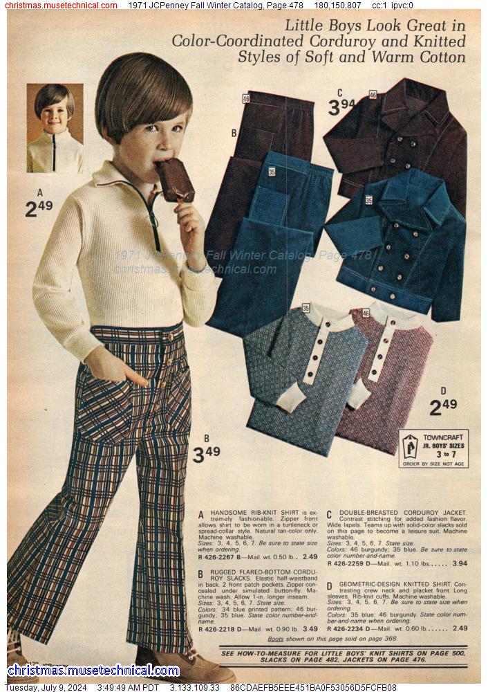 1971 JCPenney Fall Winter Catalog, Page 478