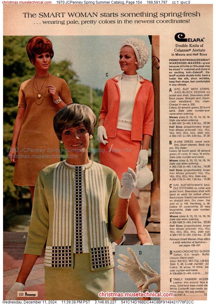 1970 JCPenney Spring Summer Catalog, Page 154