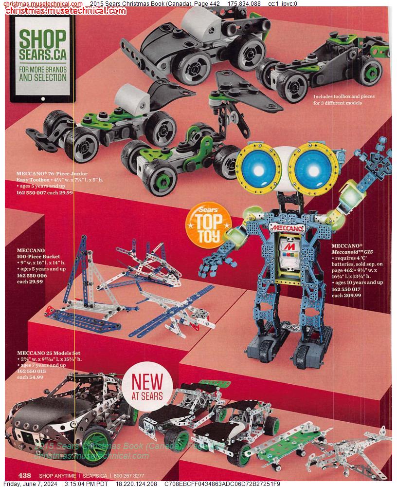 2015 Sears Christmas Book (Canada), Page 442