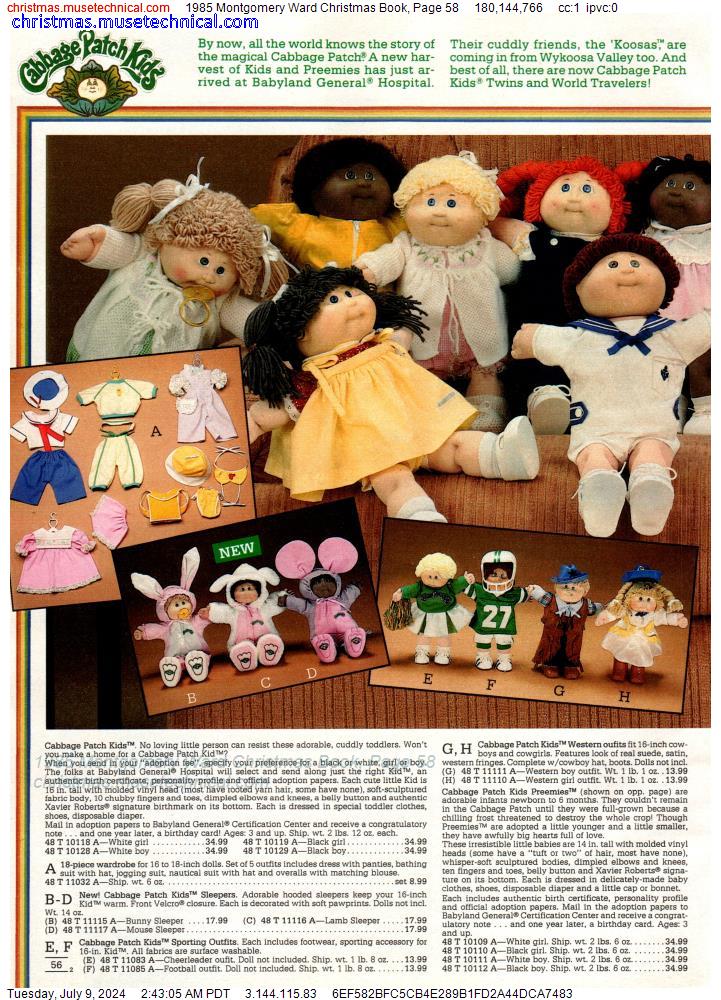 1985 Montgomery Ward Christmas Book, Page 58