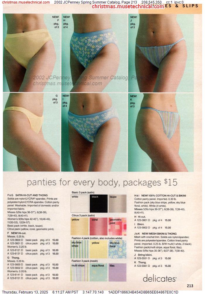 2002 JCPenney Spring Summer Catalog, Page 213