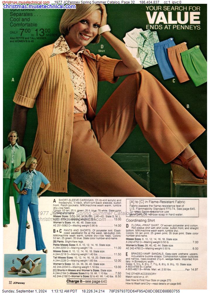 1977 JCPenney Spring Summer Catalog, Page 32