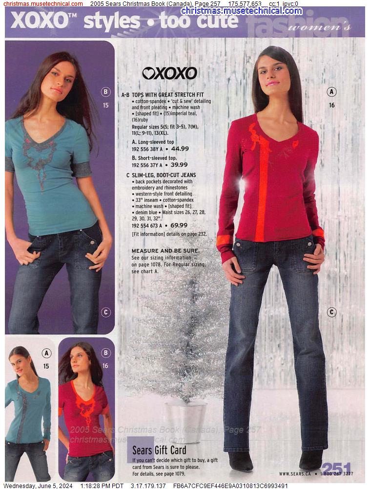 2005 Sears Christmas Book (Canada), Page 257
