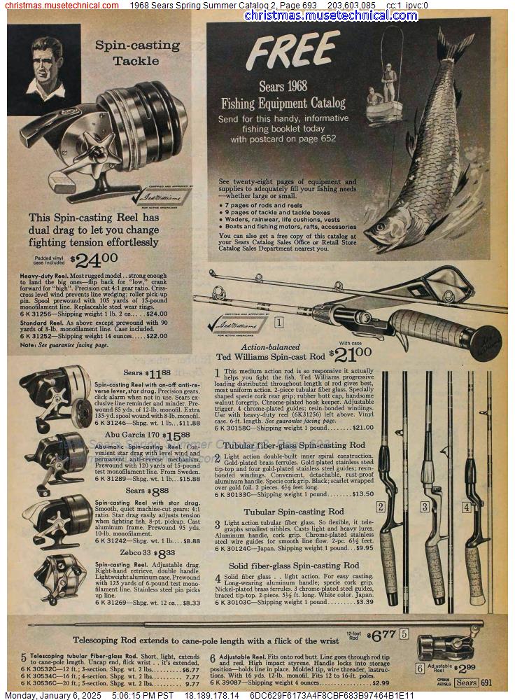 1968 Sears Spring Summer Catalog 2, Page 693