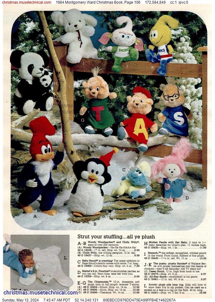 1984 Montgomery Ward Christmas Book, Page 106