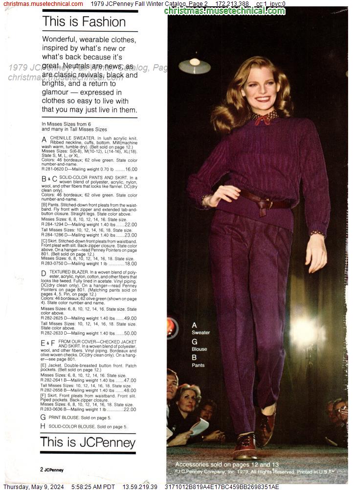 1979 JCPenney Fall Winter Catalog, Page 2