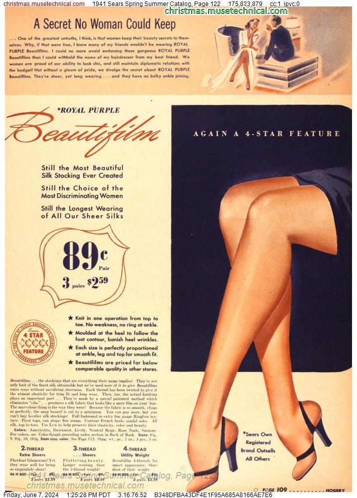 1941 Sears Spring Summer Catalog, Page 122
