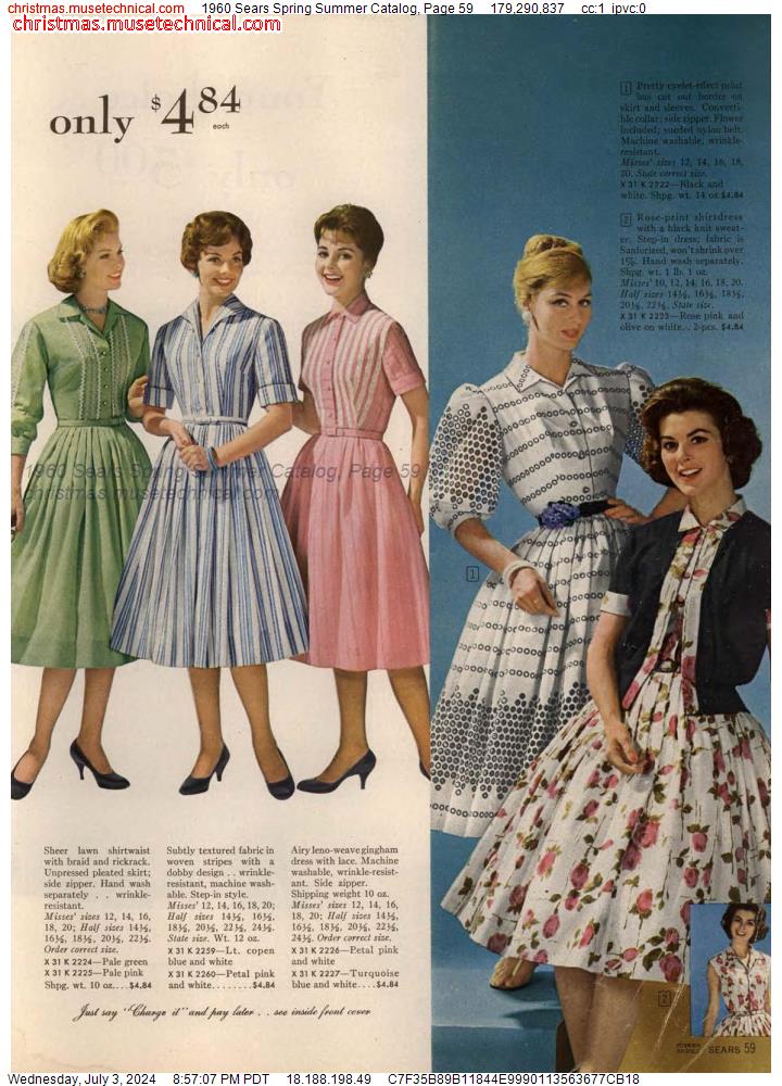 1960 Sears Spring Summer Catalog, Page 235 - Catalogs & Wishbooks