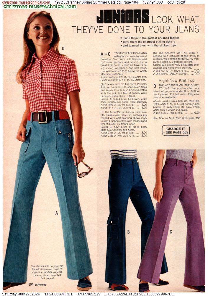1972 JCPenney Spring Summer Catalog, Page 104
