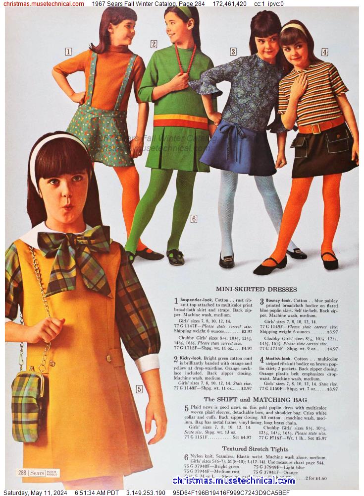1967 Sears Fall Winter Catalog, Page 284