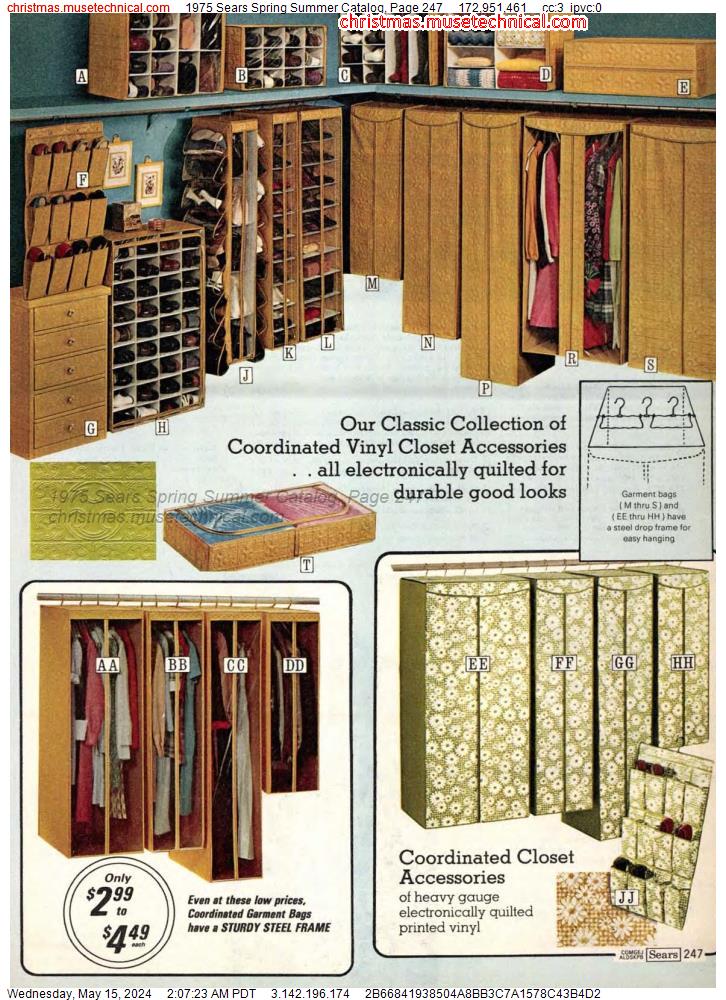 1975 Sears Spring Summer Catalog, Page 247