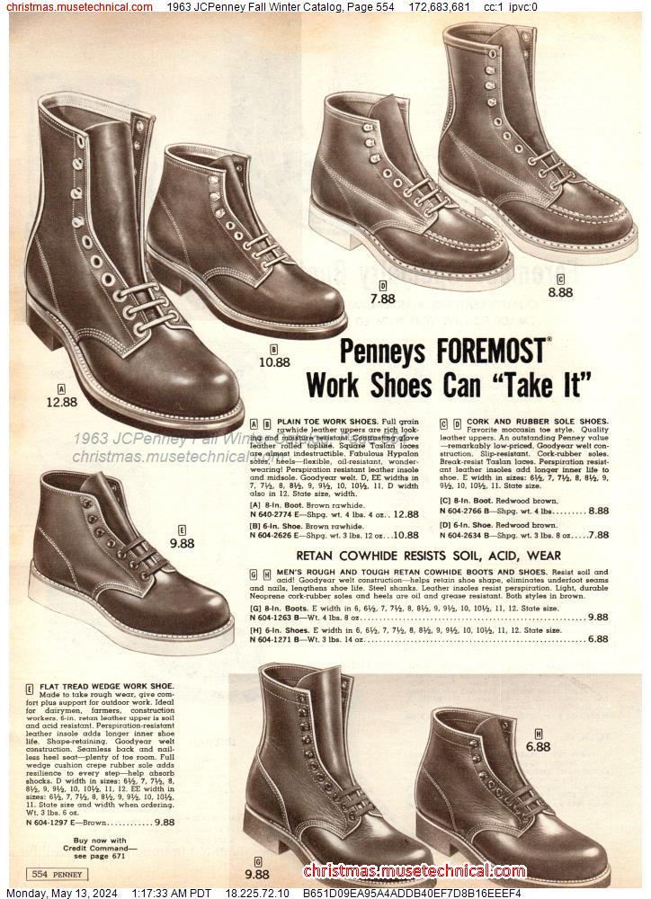 1963 JCPenney Fall Winter Catalog, Page 554