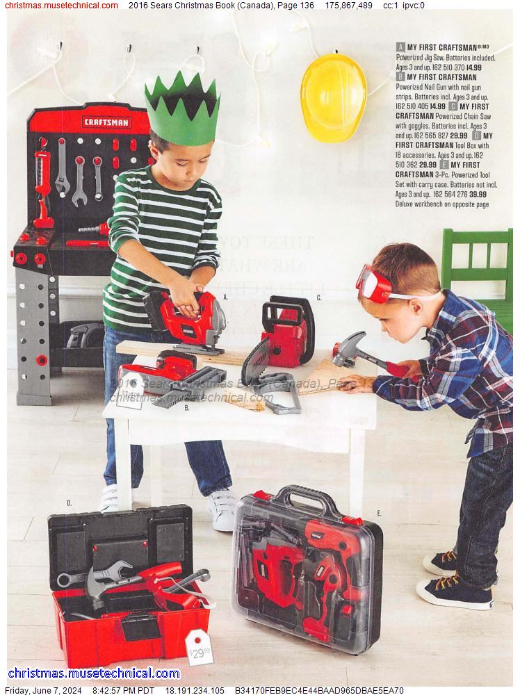 2016 Sears Christmas Book (Canada), Page 136