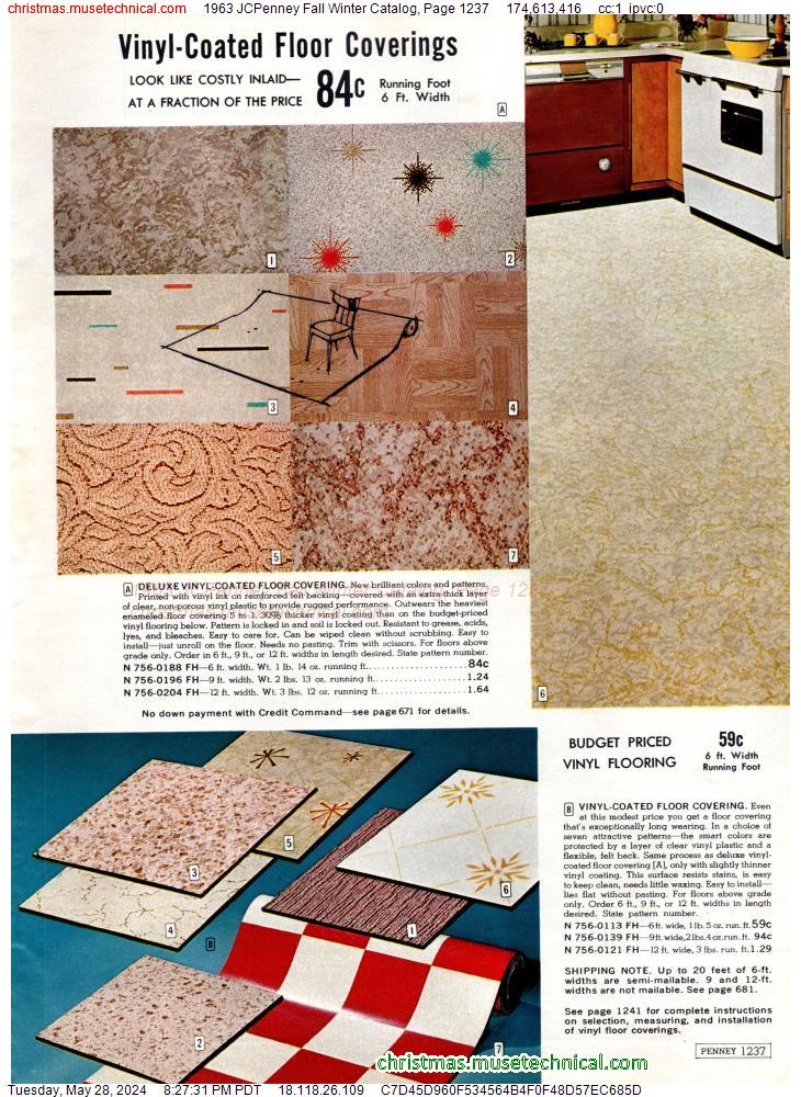 1963 JCPenney Fall Winter Catalog, Page 1237