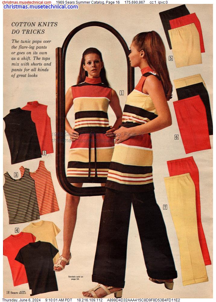 1969 Sears Summer Catalog, Page 16
