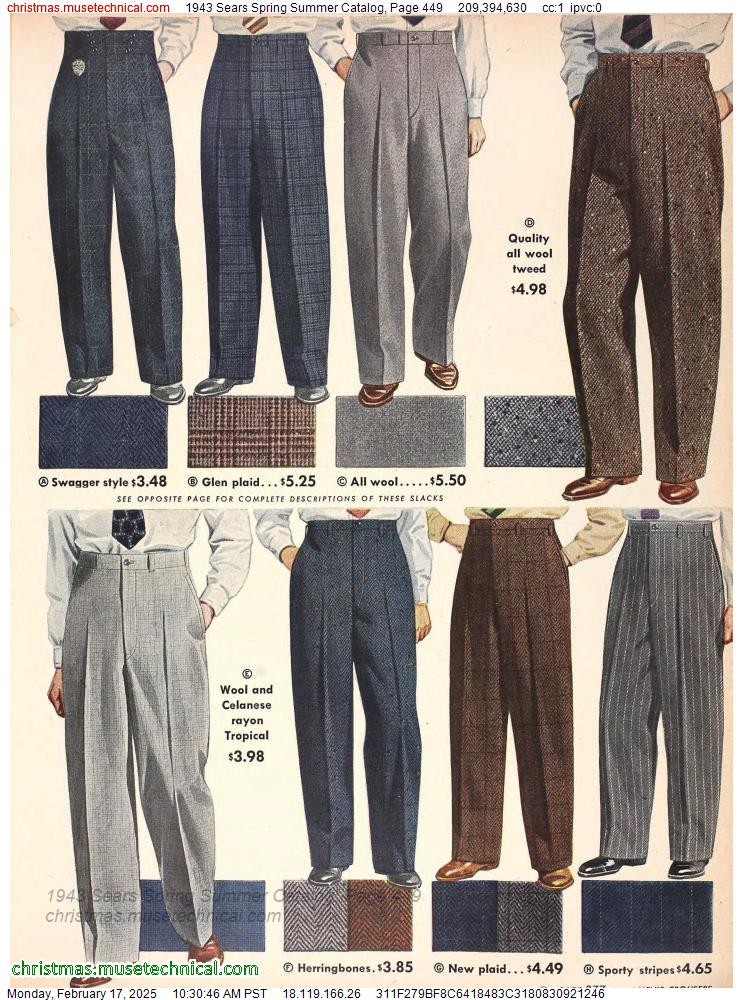 1943 Sears Spring Summer Catalog, Page 449