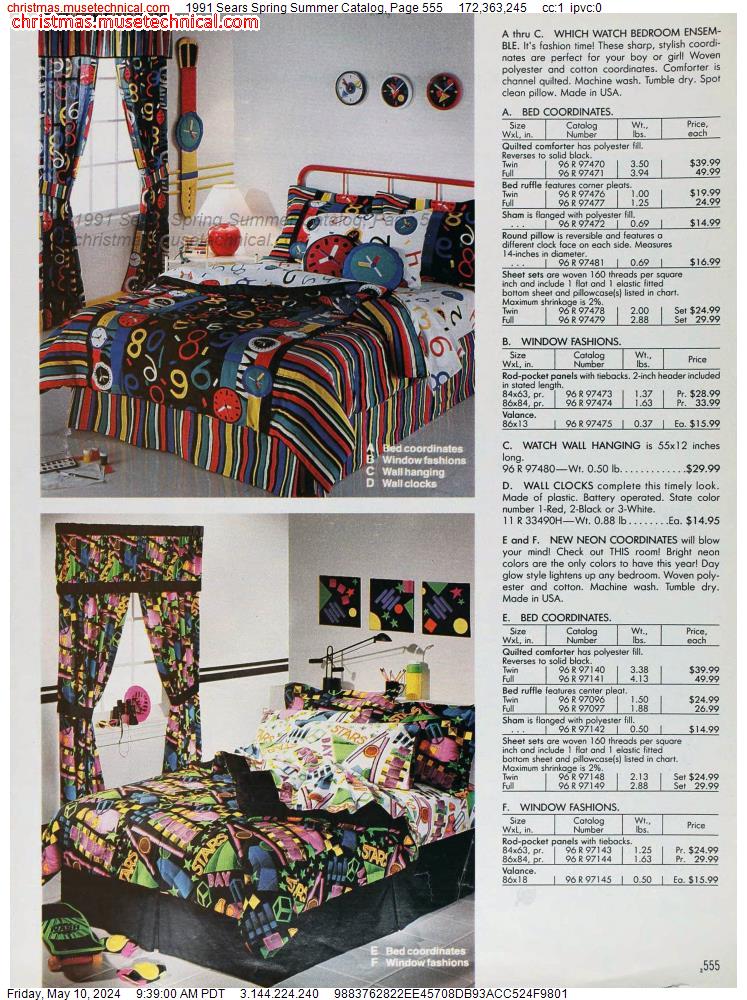 1991 Sears Spring Summer Catalog, Page 555