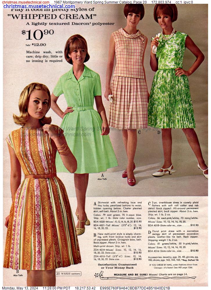 1967 Montgomery Ward Spring Summer Catalog, Page 20