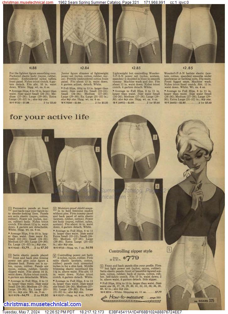 1962 Sears Spring Summer Catalog, Page 321