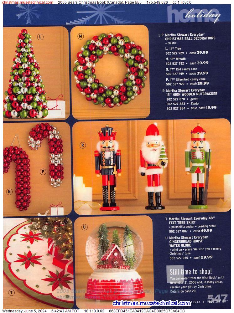 2005 Sears Christmas Book (Canada), Page 555